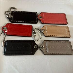 Coach Multicolor Leather tag’s